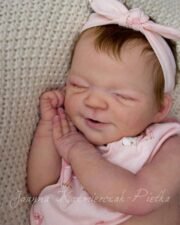 ​Full body silicone doll Lily in pastel outfit