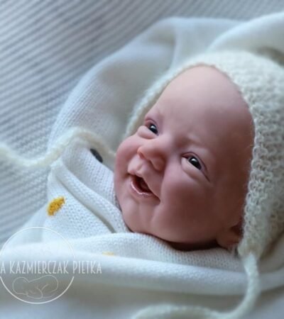 ​Full body silicone doll Charlie sleeping in cozy outfit