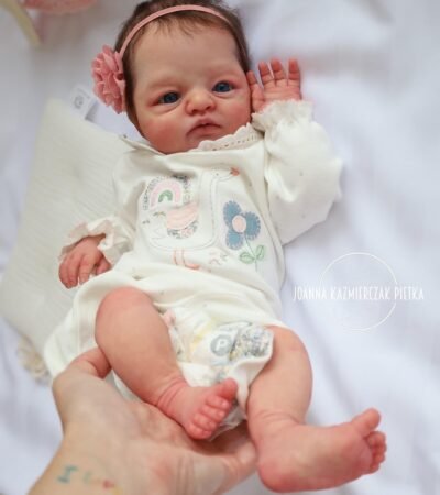 Full body silicone doll Marinette in pretty dress
